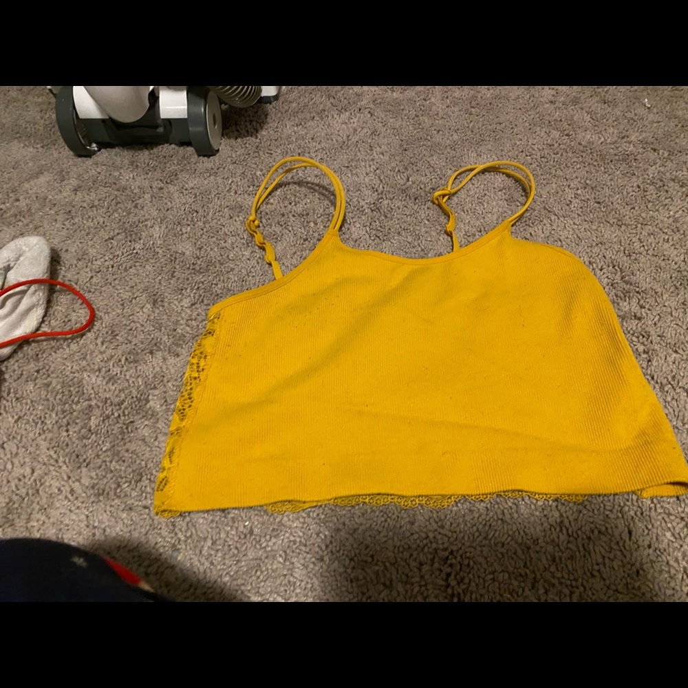 Colsie yellow tank top ( size XL )